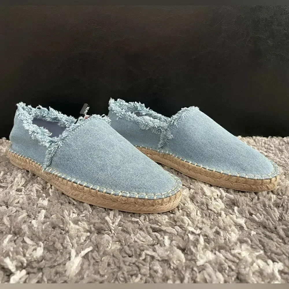 NWT Zara Denim Espadrilles